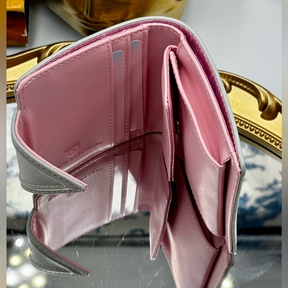 🆕 CHIARA FERRAGNI 🧿 BNIB Range A Eyelike Bifold Wallet, Grey - Picture 13 of 16